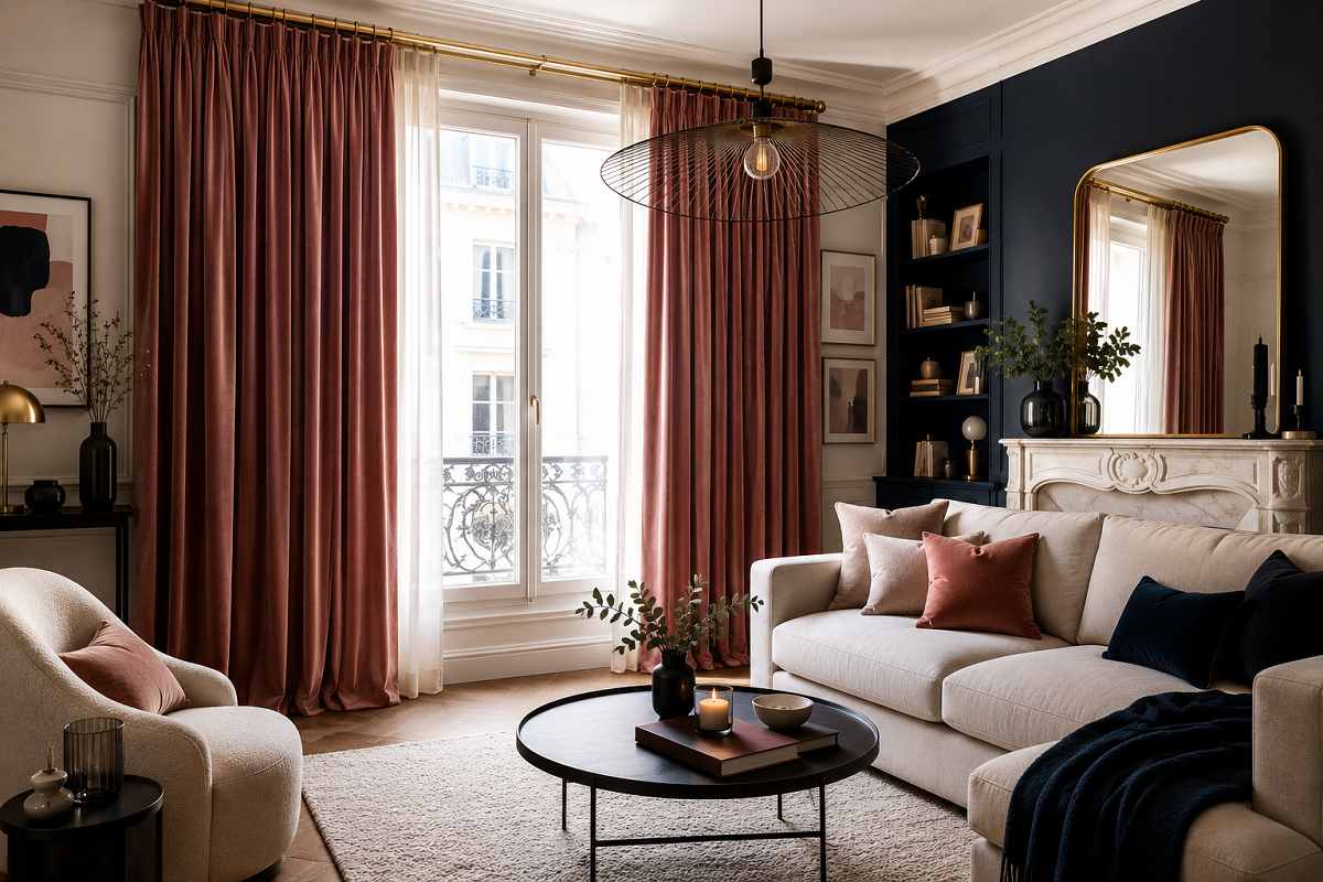 Rideaux en velours